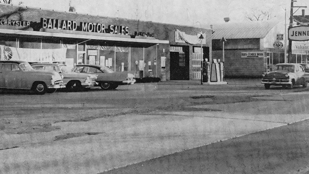 1960s Ballard Motor Sales, a Chrysler Dealership