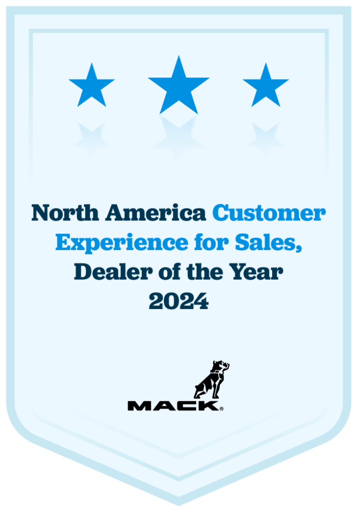 Mack, North America Customer Experience for Sales, Dealer of the Year, 2024