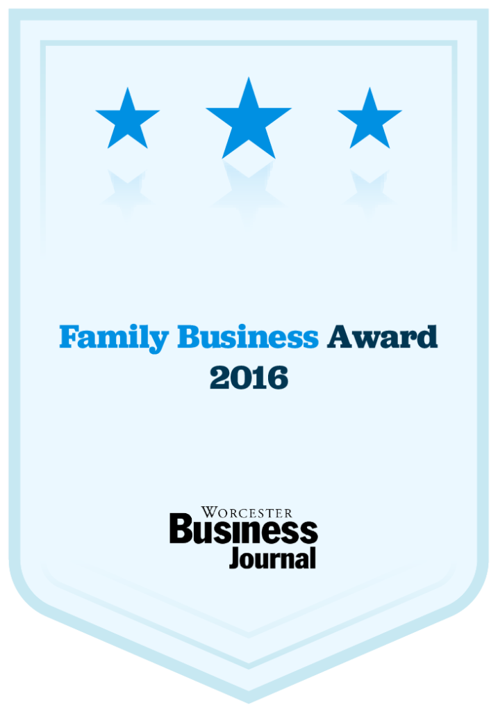 Family Business Award, 2016 by Worcester Business Journal