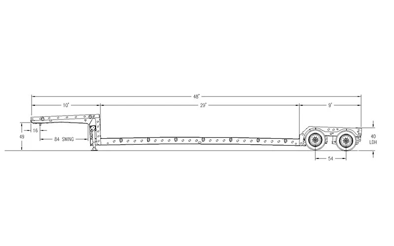 XLSpecialized Trailers 70 Double Drop - image 1 of 2
