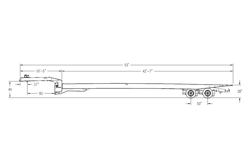 XLSpecialized Trailers XL 80 Slide Axle - image 1 of 4