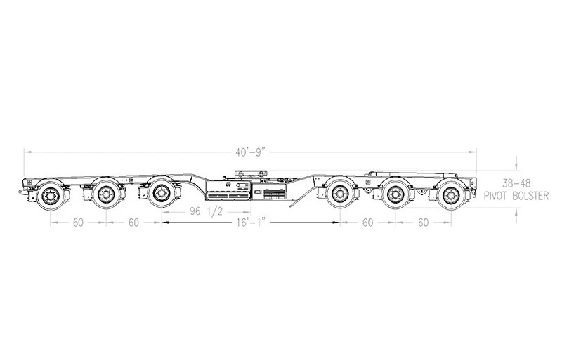 XLSpecialized Trailers 6-Axle Steer Dolly - image 1 of 4