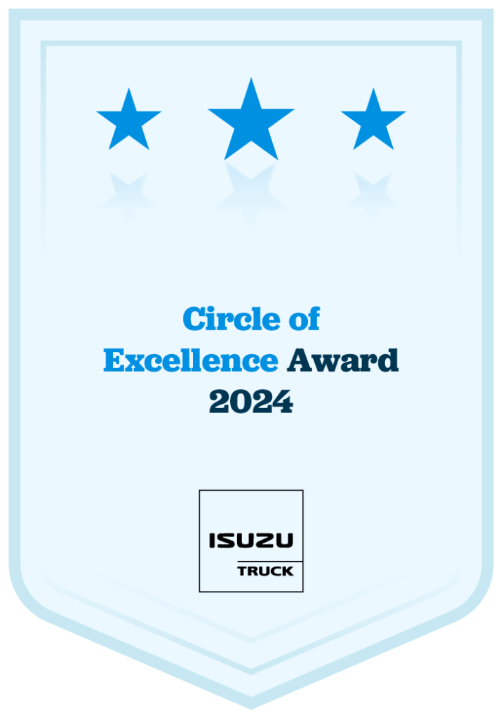 2024 Isuzu Circle of Excellence Award