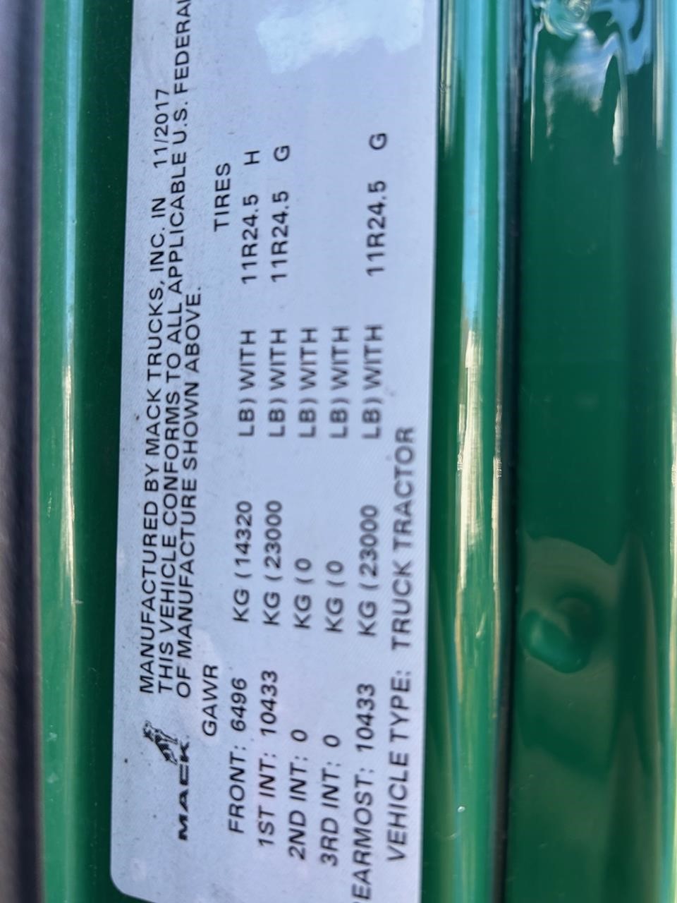 2018 MACK PINNACLE CHU613 2018 MACK PINNACLE CHU613 - image 6 of 6